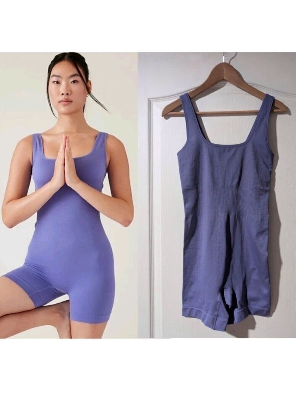 NEW! Athleta | Aurora Bodysuit Shortie In Dark Adonis Blue